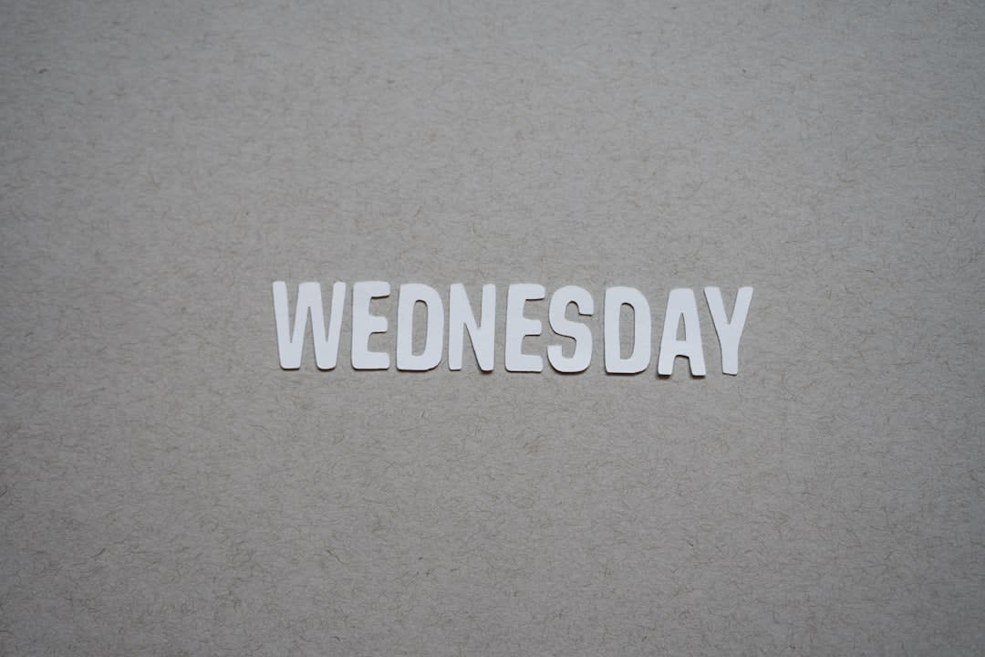 What To Say About Wednesday