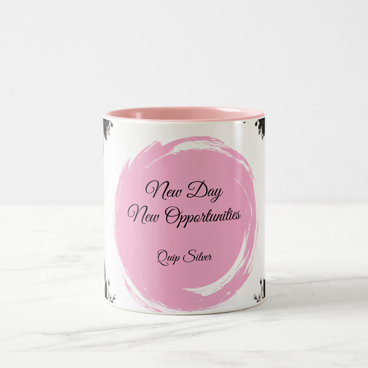 Pink Mug: New Day New Opportunities