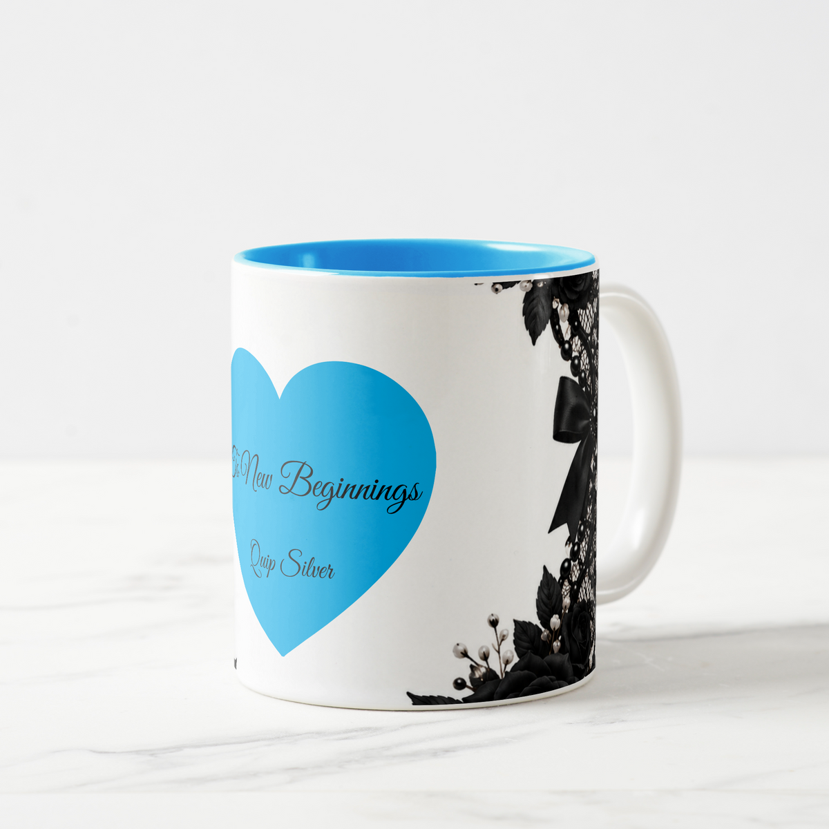 Blue Mug: To New Beginnings