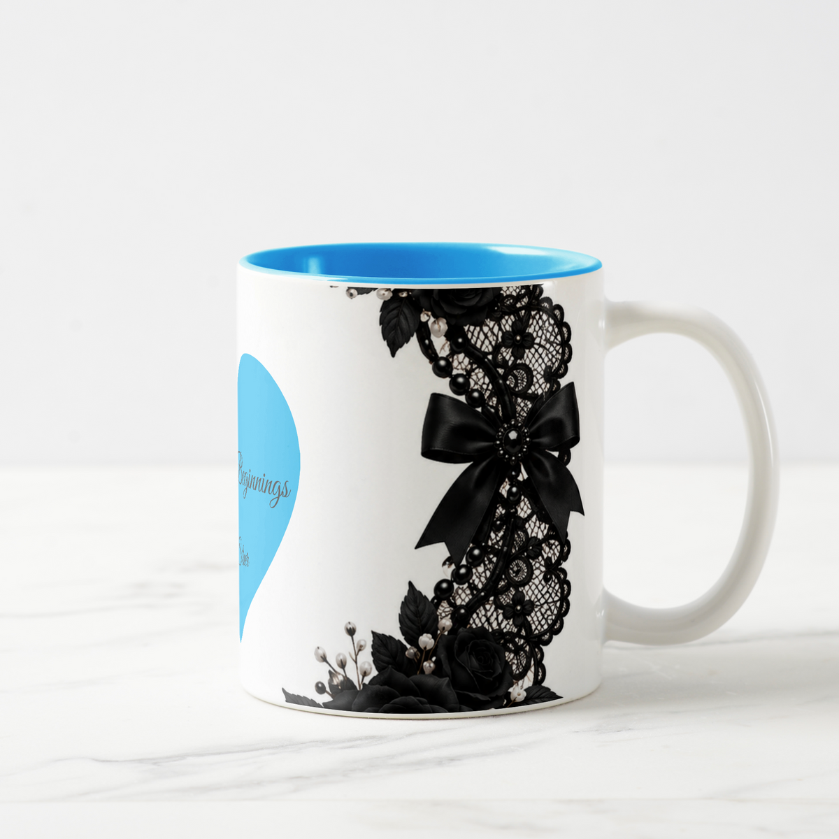 Blue Mug: To New Beginnings
